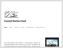 Tablet Screenshot of coastalmarinefund.com